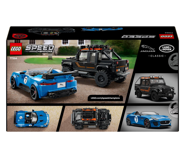 LEGO SPEED CHAMPIONS 77264 Jaguar Project 7 i Land Rover Defender - 1547435 - zdjęcie 10